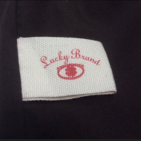 Lucky Brand Purse Abbey Road Red Leather Crossbody Messenger Bag - Picture 7 of 9